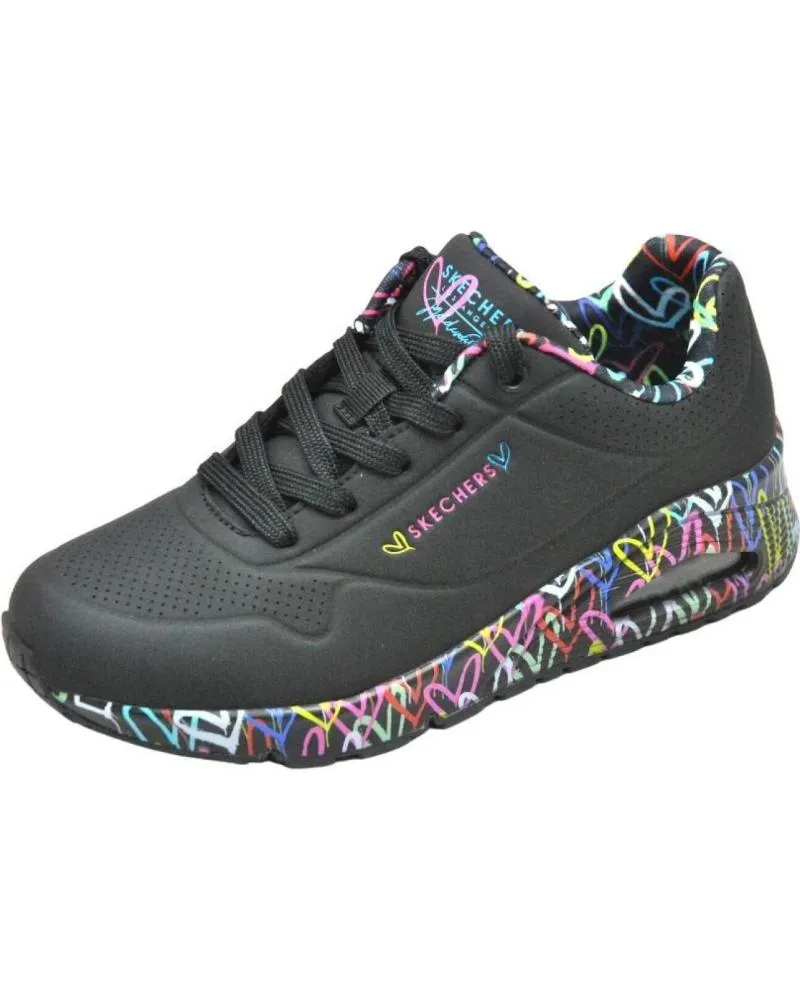 DEPORTIVAS DE MUJER SKECHERS 155506  UNO LOVING LOVE DEPORTIVO MUJER BLK