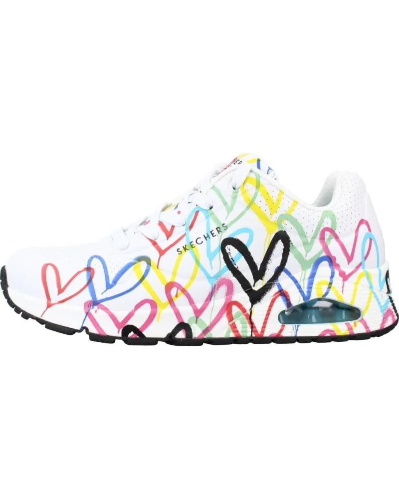 DEPORTIVAS DE MUJER Y NIñA SKECHERS UNOSPREAD THE LOVE MULTICOLOR