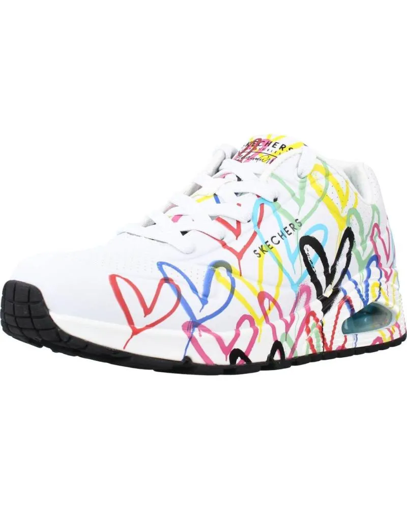 DEPORTIVAS DE MUJER Y NIñA SKECHERS UNOSPREAD THE LOVE MULTICOLOR