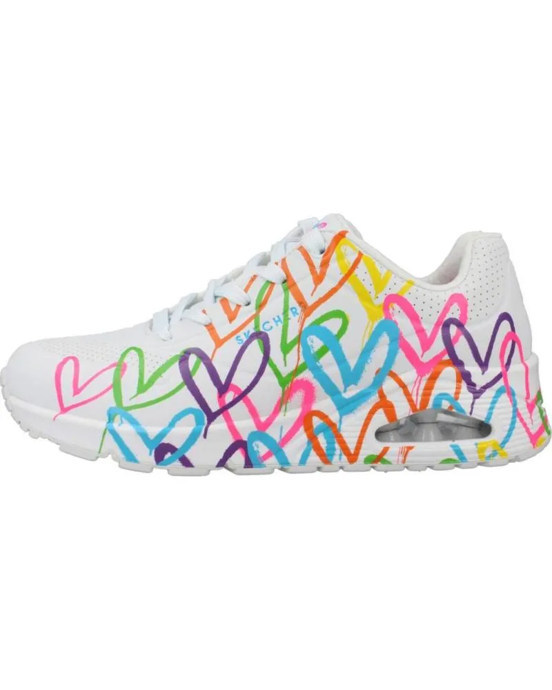DEPORTIVAS SKECHERS  DE MUJER Y NIñA JGOLDCROWN UNO  HIGHLIGHT LOVE  VARIOS COLORES