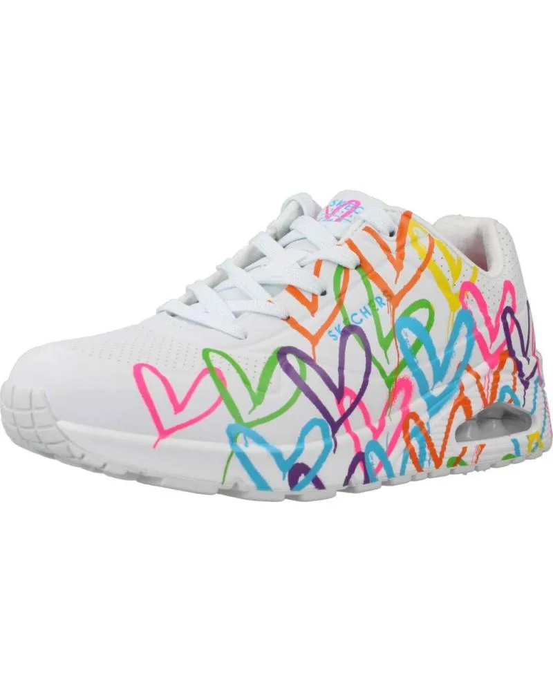 DEPORTIVAS SKECHERS  DE MUJER Y NIñA JGOLDCROWN UNO  HIGHLIGHT LOVE  VARIOS COLORES