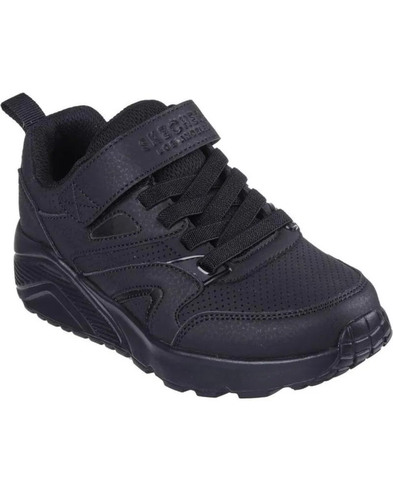 DEPORTIVAS SKECHERS  DE NIñA Y NIñO ZAPATILLA NINOA NEGRA UNO LITE 403640LBBK  NEGRO