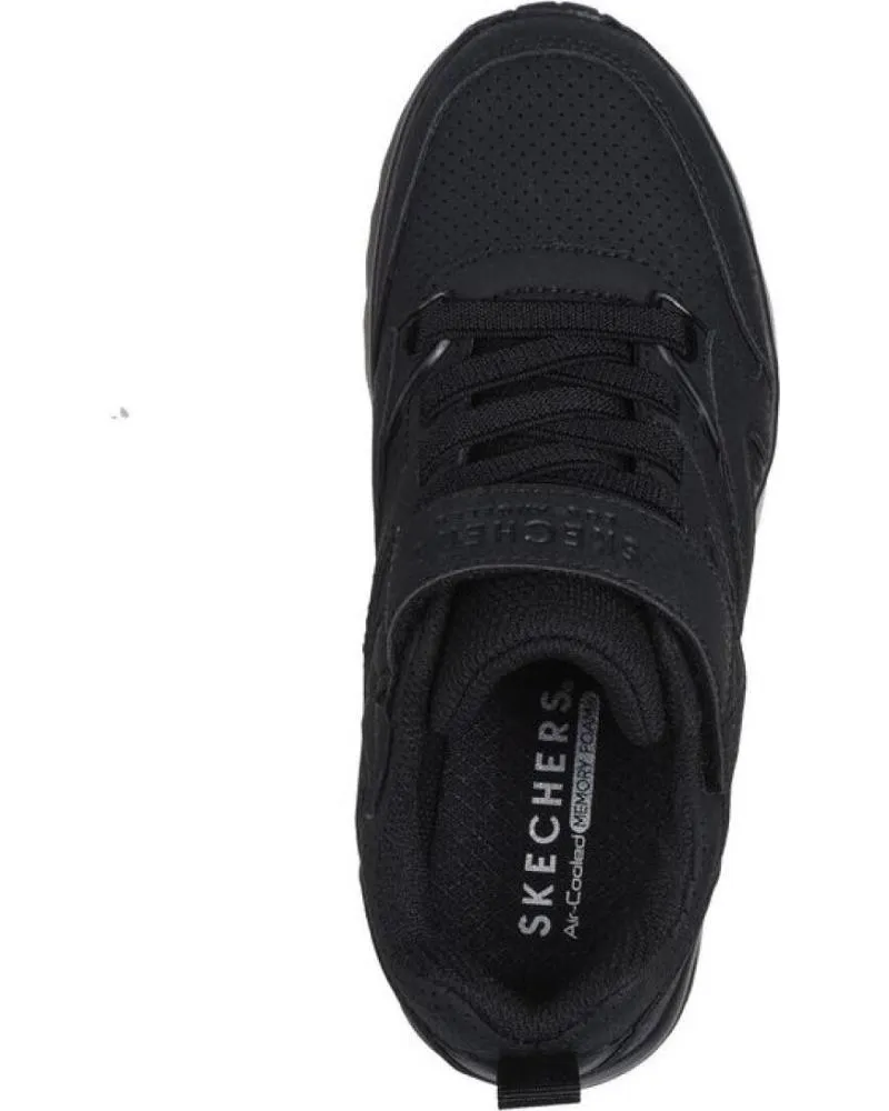DEPORTIVAS SKECHERS  DE NIñA Y NIñO ZAPATILLA NINOA NEGRA UNO LITE 403640LBBK  NEGRO