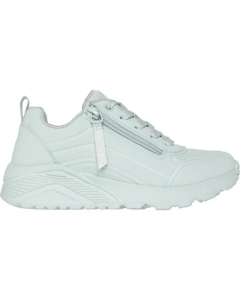 DEPORTIVAS SKECHERS  DE NIñA ZAPATILLA NINA UNO LITE EASY ZIP 310387LSAGE  VERDE