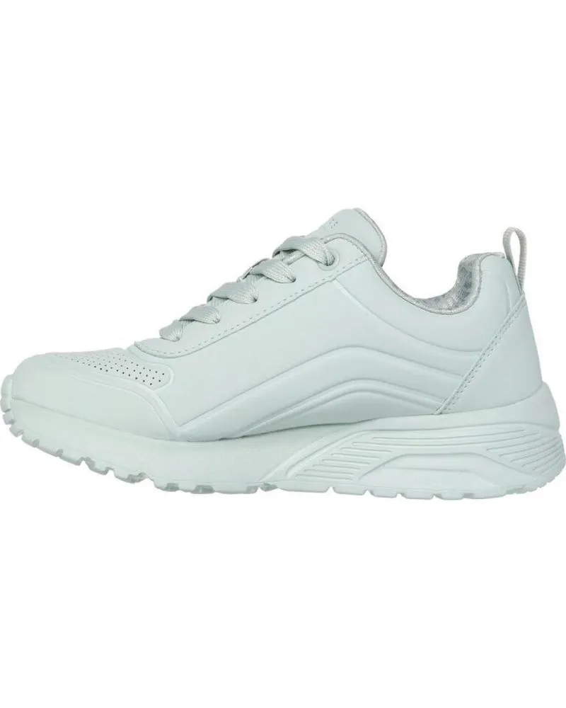 DEPORTIVAS SKECHERS  DE NIñA ZAPATILLA NINA UNO LITE EASY ZIP 310387LSAGE  VERDE
