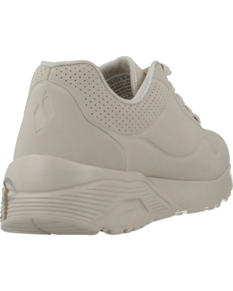 DEPORTIVAS SKECHERS  DE NIñA ZAPATILLAS NINA MODELO UNO LITE  METALLIC COLOR BEIS  NTMT