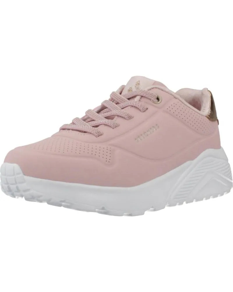 DEPORTIVAS SKECHERS  DE NIñA ZAPATILLAS NINA MODELO UNO LITEMETALLIC MO COLOR ROSA  MVE