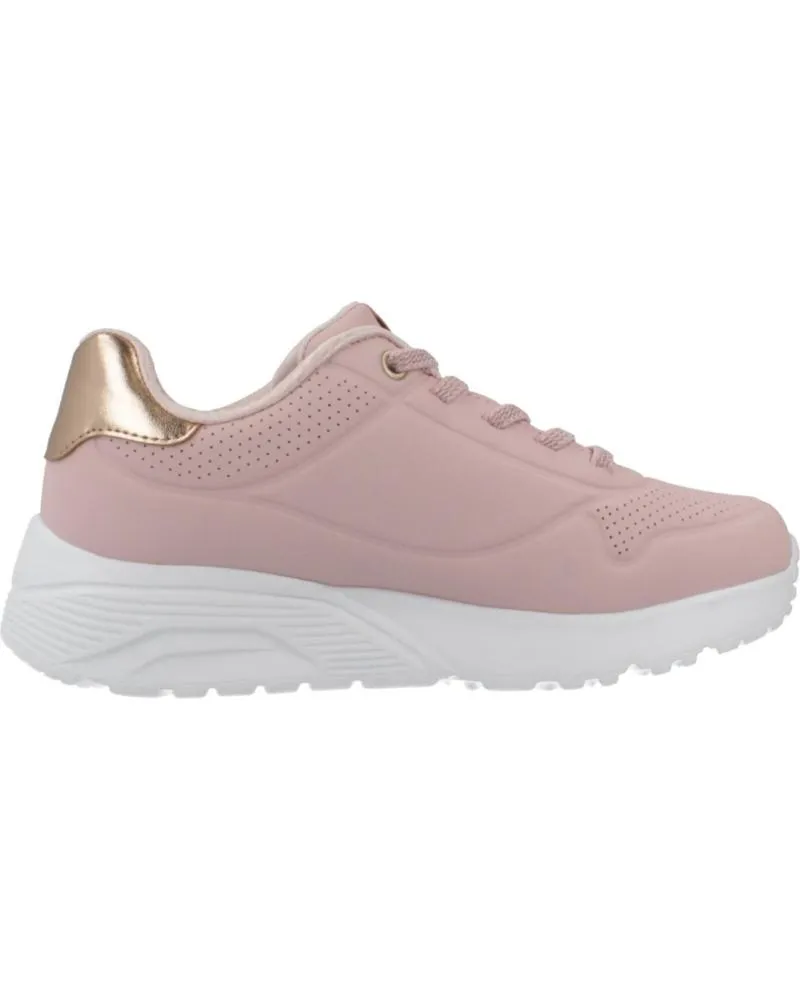 DEPORTIVAS SKECHERS  DE NIñA ZAPATILLAS NINA MODELO UNO LITEMETALLIC MO COLOR ROSA  MVE