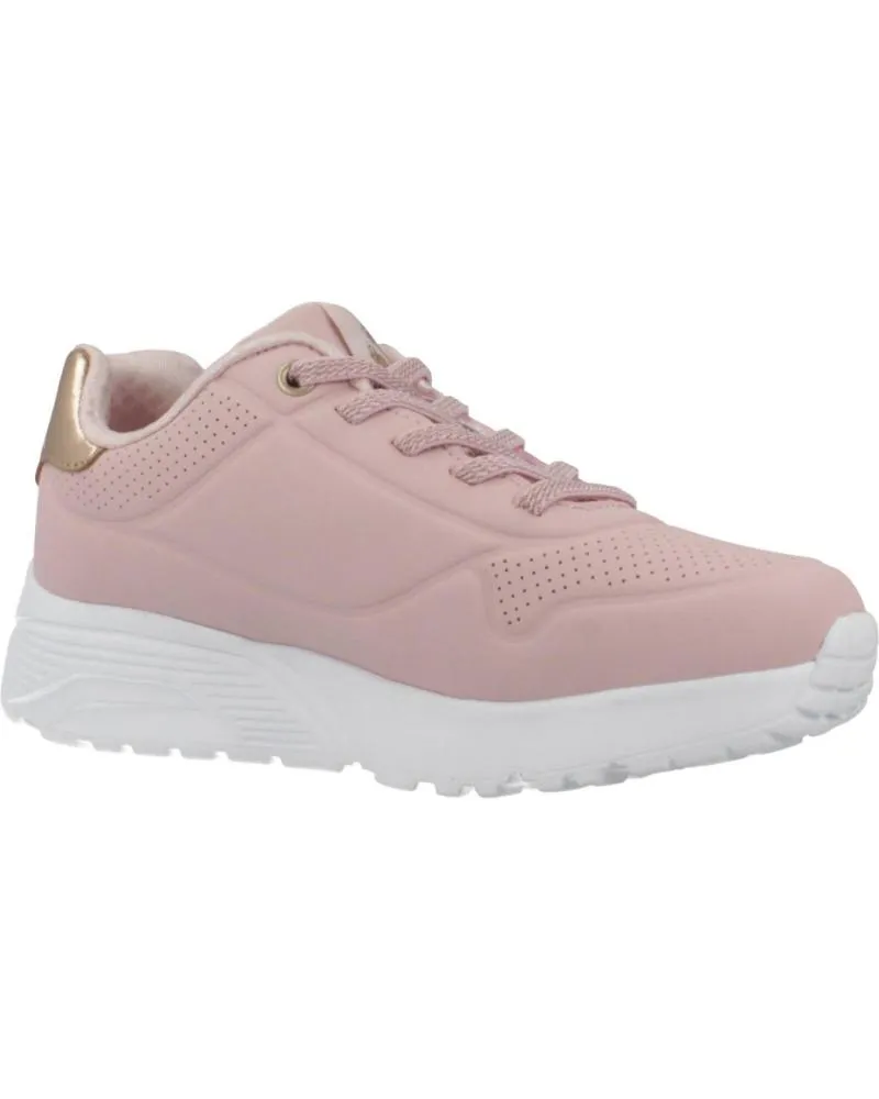 DEPORTIVAS SKECHERS  DE NIñA ZAPATILLAS NINA MODELO UNO LITEMETALLIC MO COLOR ROSA  MVE