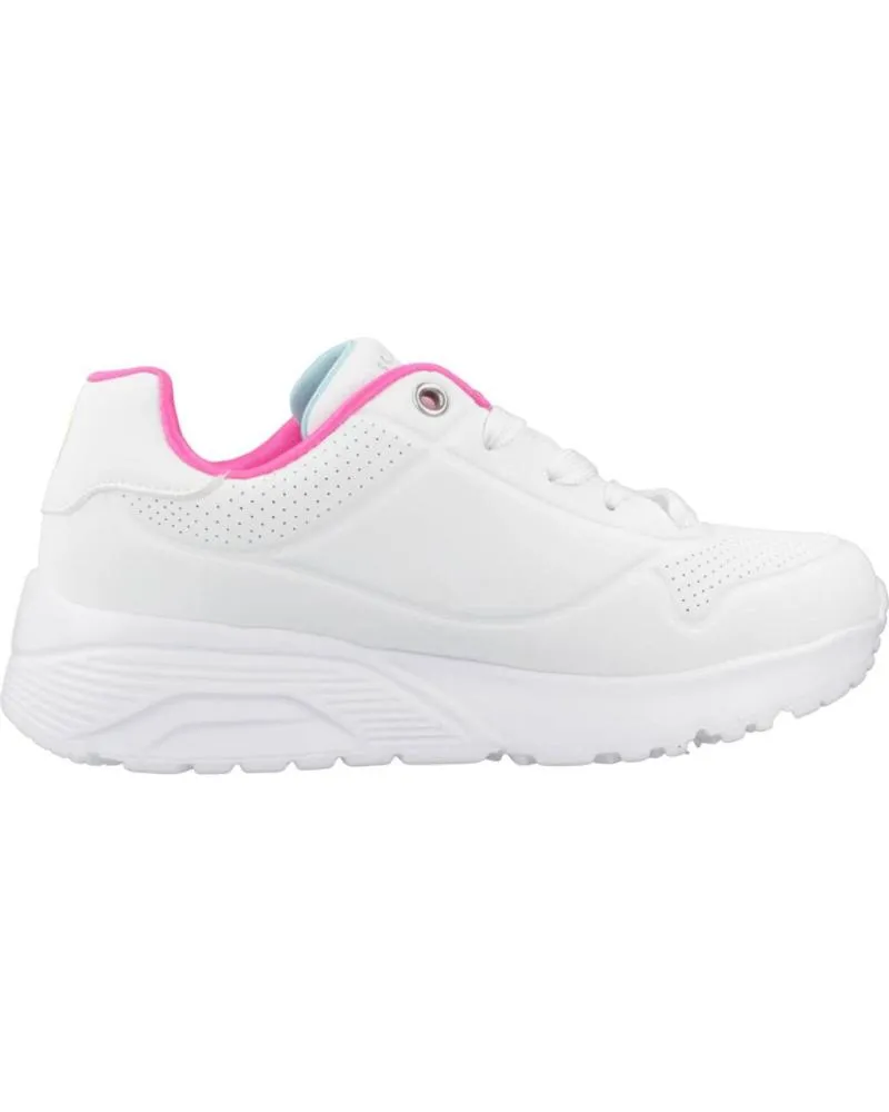 DEPORTIVAS SKECHERS  DE NIñA ZAPATILLAS NINA MODELO UNO LITE  MY DRIP COLOR BLANCO  WMN