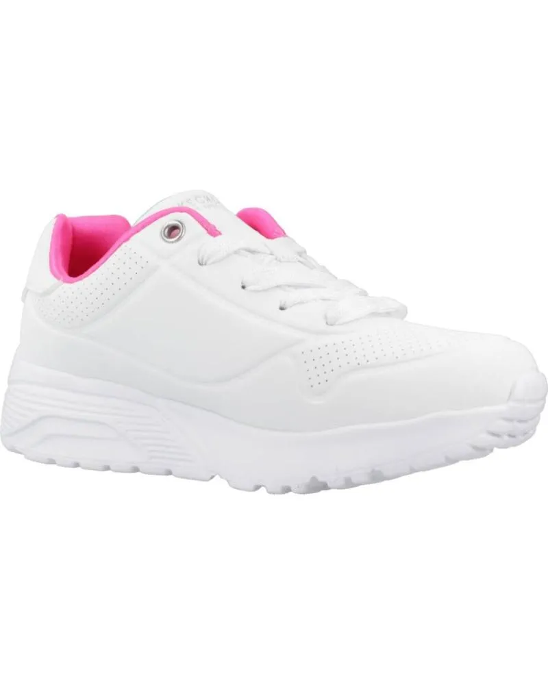 DEPORTIVAS SKECHERS  DE NIñA ZAPATILLAS NINA MODELO UNO LITE  MY DRIP COLOR BLANCO  WMN