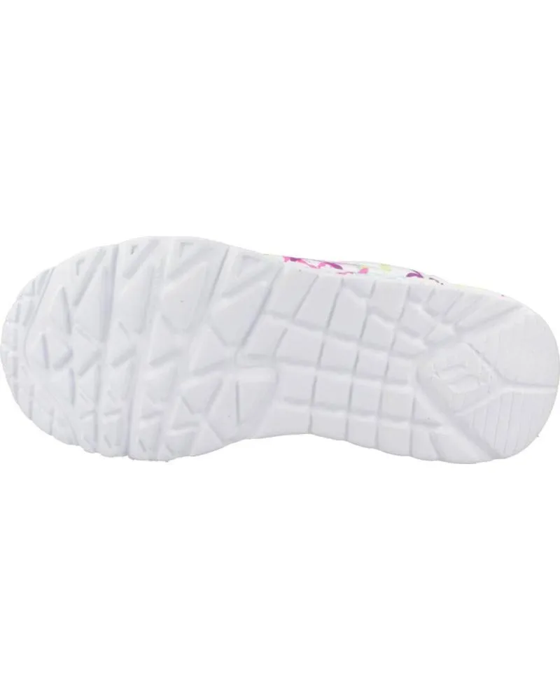 DEPORTIVAS SKECHERS  DE NIñA ZAPATILLAS NINA MODELO UNO LITE  MY DRIP COLOR BLANCO  WMN