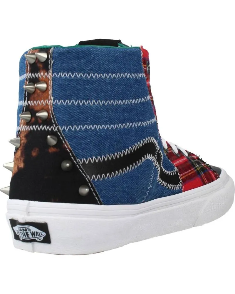 DEPORTIVAS VANS OFF THE WALL  DE MUJER Y NIñO ZAPATILLAS MUJER VANS MODELO UA SK8HI COLOR NEGRO  MULTIACID