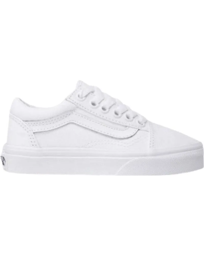 Deportivas VANS OFF THE WALL  de Niña VANS UY OLD SKOOL  BLANCO