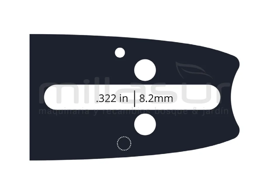ESPADA ANOVA LAMINADA ADAPTABLE HUSQVARNA 18" – 3_8 – .058 1,5mm – 68E