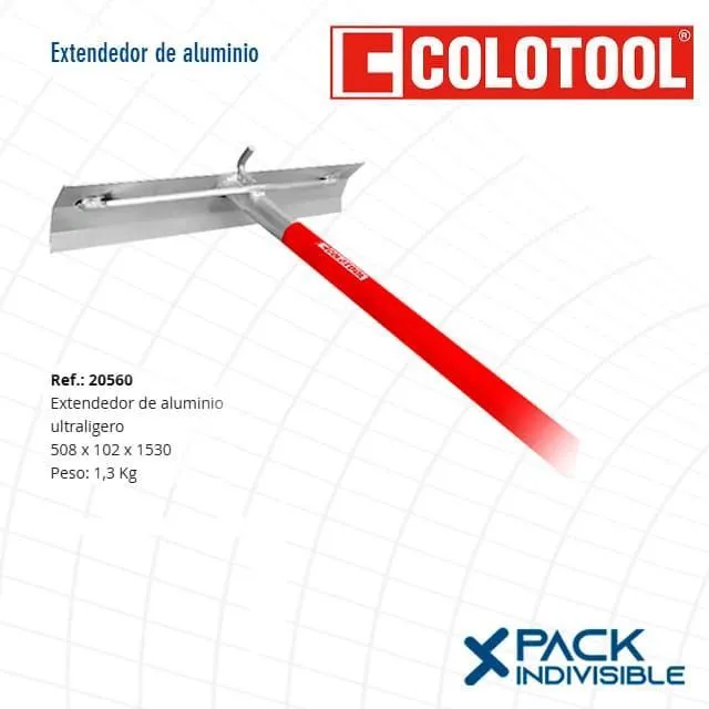 Extendedor de Aluminio Ultraligero COLOTOOL 508MM/1.3Kg + Mango Indivisible