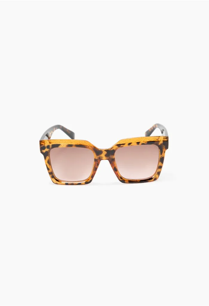 Gafas animal con efecto glitter en marco unic multicolor