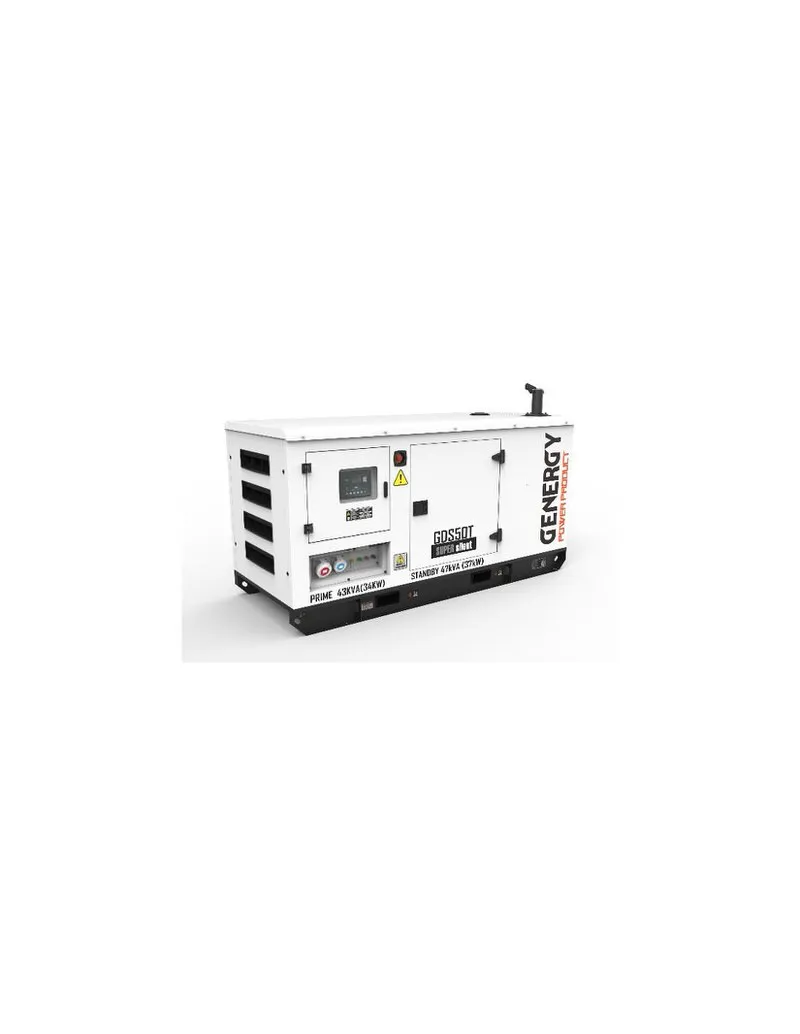 Generador insonorizado Genergy GDS50T | 47 kVA