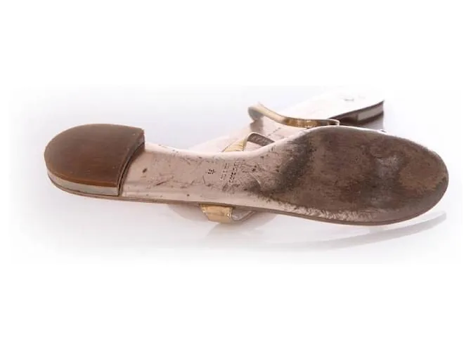 Giuseppe Zanotti, sandalias con piedras swarovski Dorado 