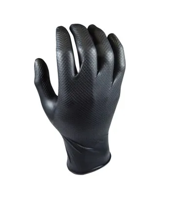 Guante nitrilo desechabl c/50 GRIPPAZ m 580 NEGRO