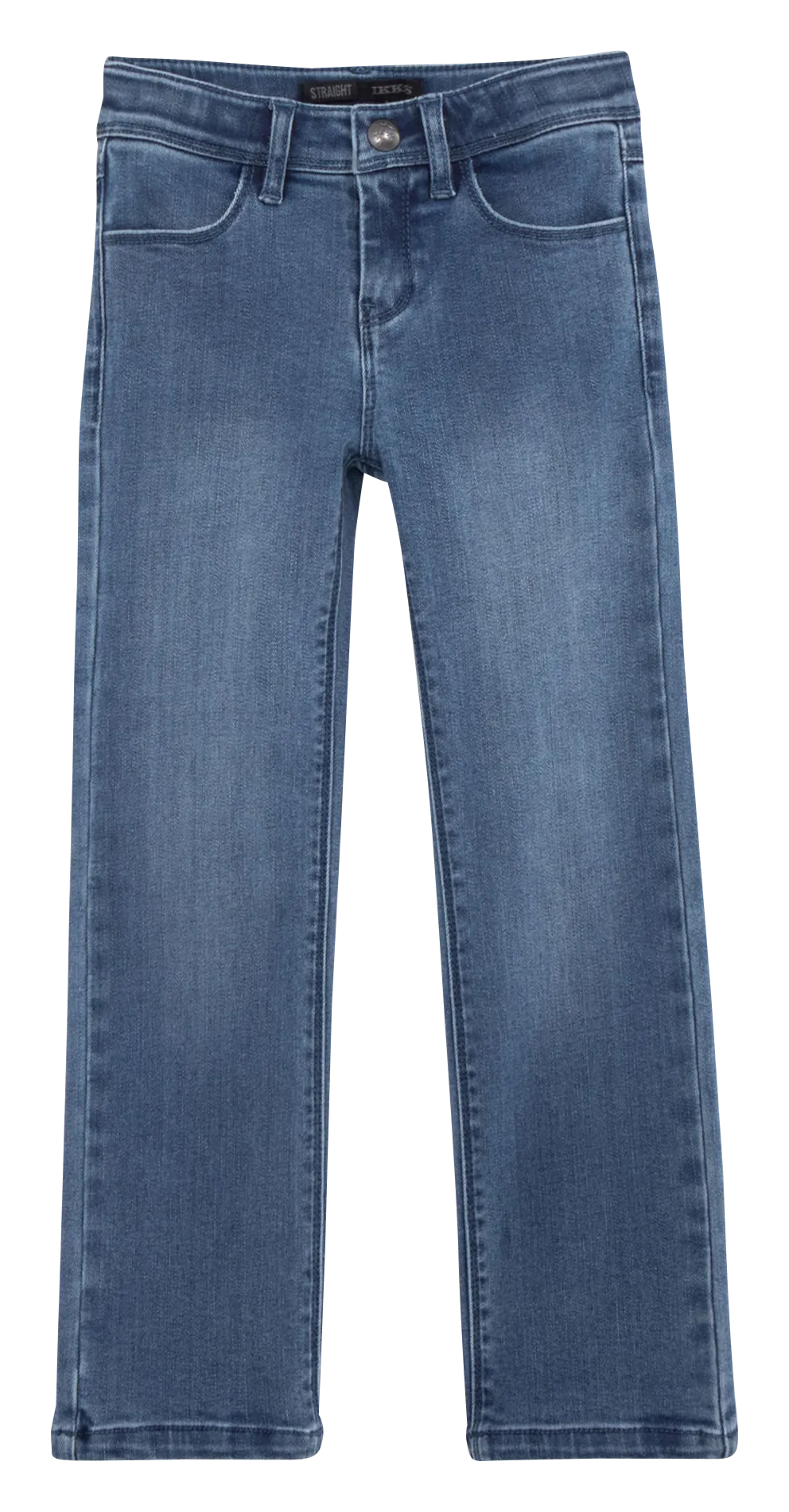 IKKS JUNIOR Vaquero recto descolorido en azul