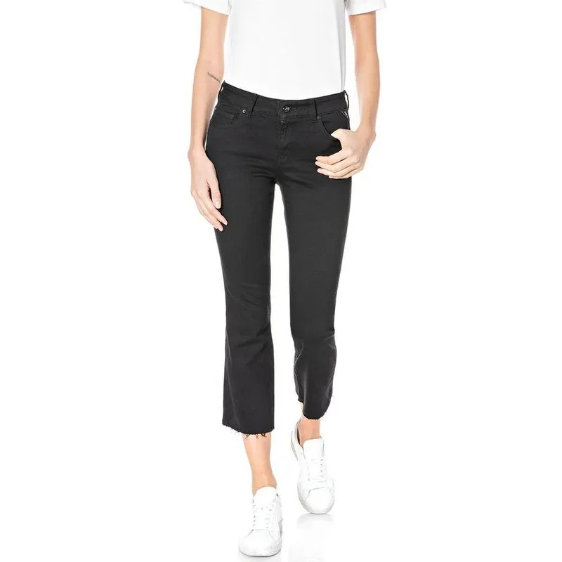 Jean Stretch Para Mujer Faaby Flare Crop Replay