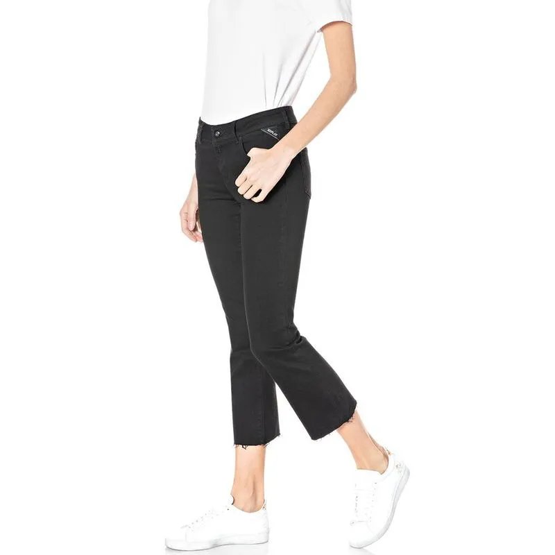Jean Stretch Para Mujer Faaby Flare Crop Replay