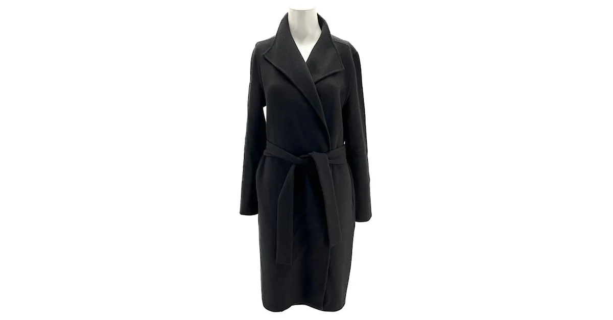 JOSEPH Abrigos T.FR 38 Lana Negro 