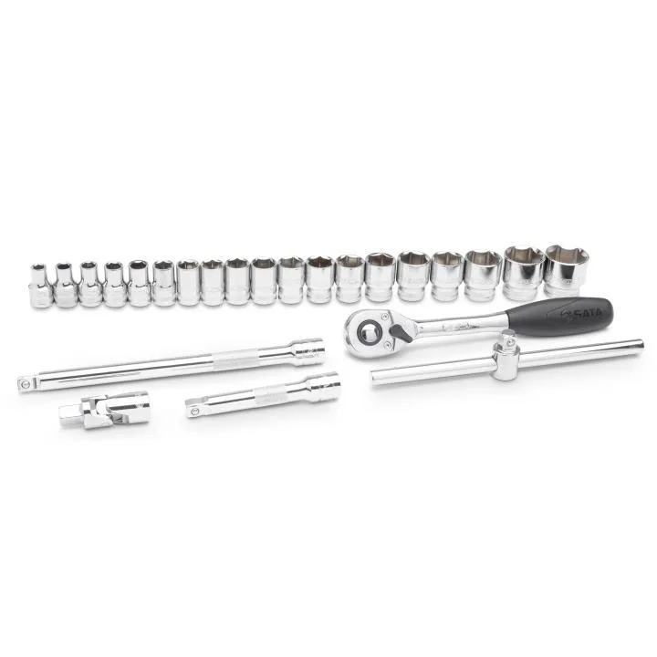 Juego Copas 1/2" 6 Puntas 24pz mm