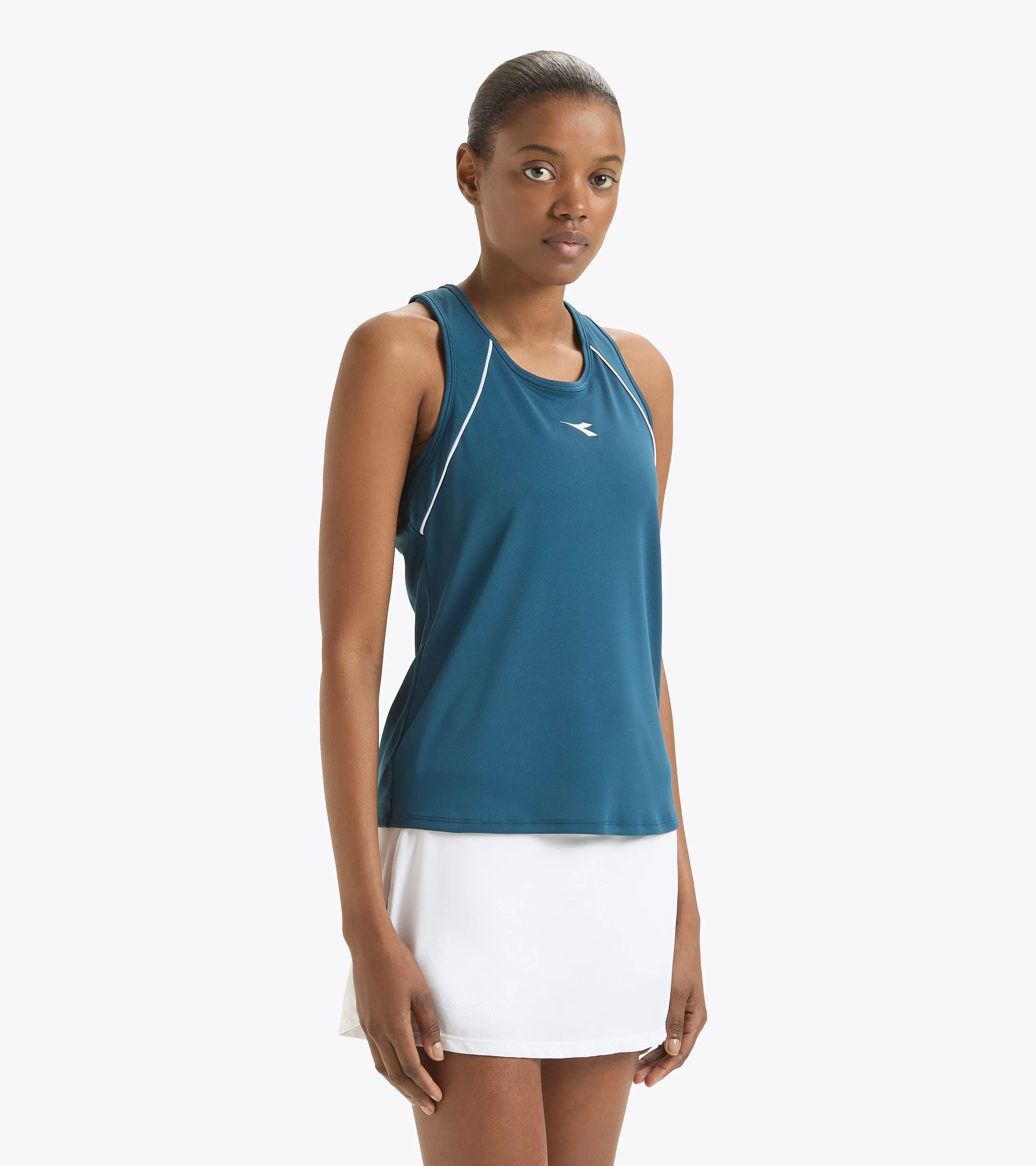 L. TANK CORE CAMISETA SIN MANGAS DE TENIS CON ESPALDA NADADORA  MUJER
