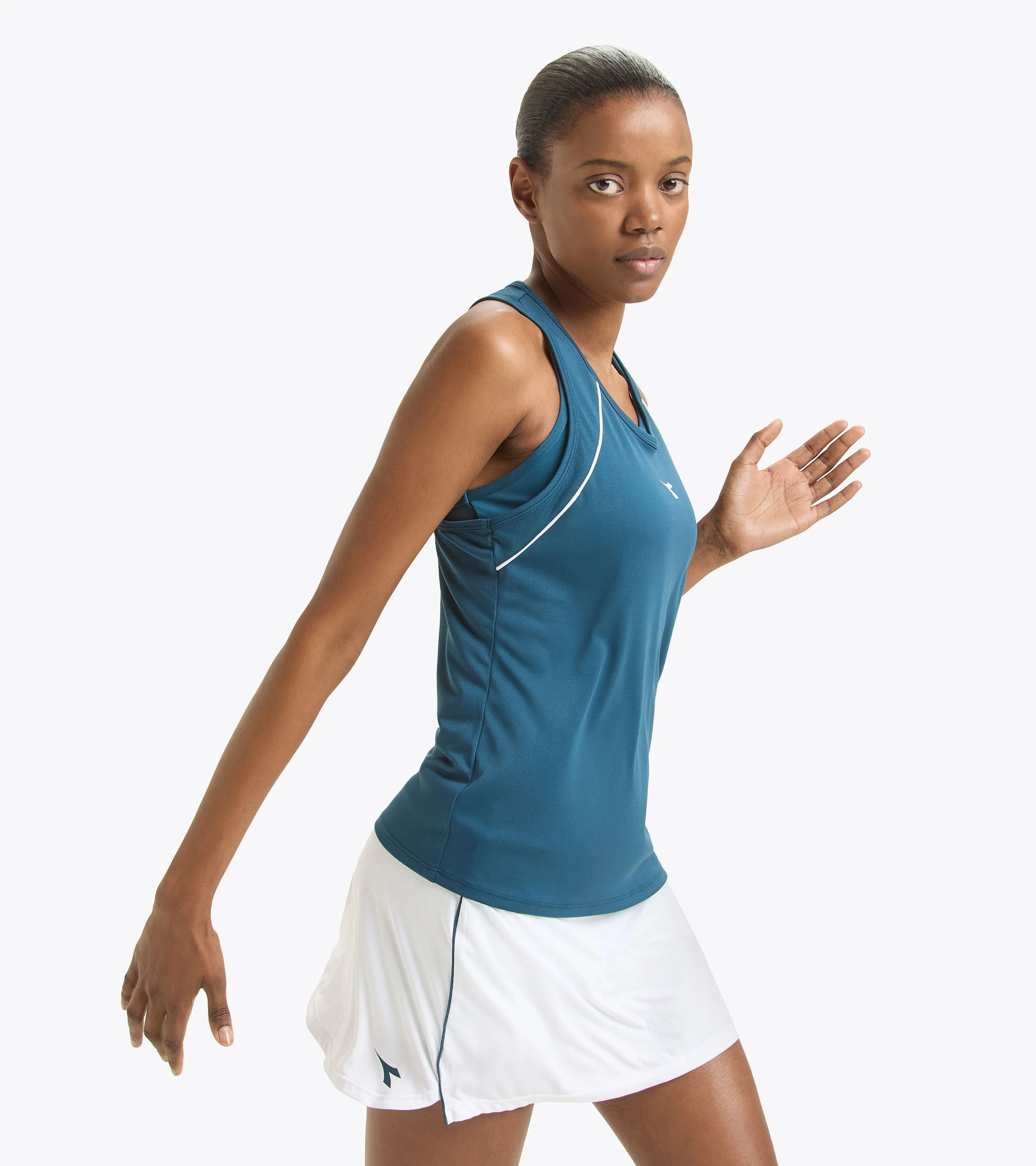 L. TANK CORE CAMISETA SIN MANGAS DE TENIS CON ESPALDA NADADORA  MUJER