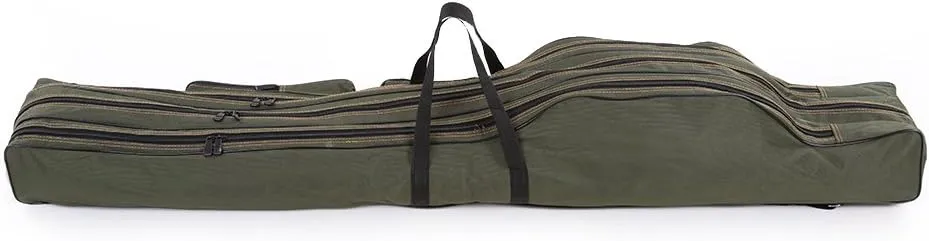 Lixada 120/130/150cm Portable Plegable Barra de Pesca Carrier Lienzo de Pesca Herramientas de Bolsa de Almacenamiento Caso