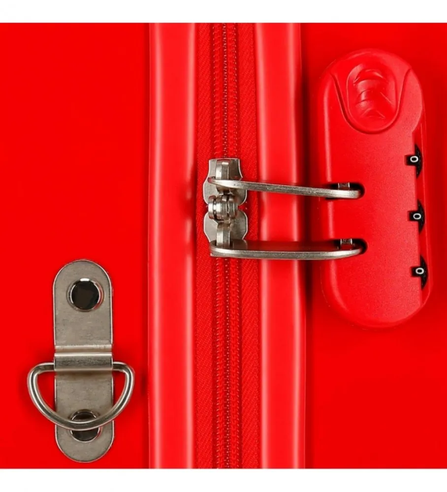 MALETA CORREPASILLOS 2 RUEDAS MULTIDIRECCIONALES SPIDERMAN GEO ROJA 38X50X20CM