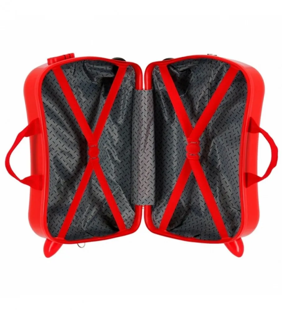 MALETA CORREPASILLOS 2 RUEDAS MULTIDIRECCIONALES SPIDERMAN GEO ROJA 38X50X20CM