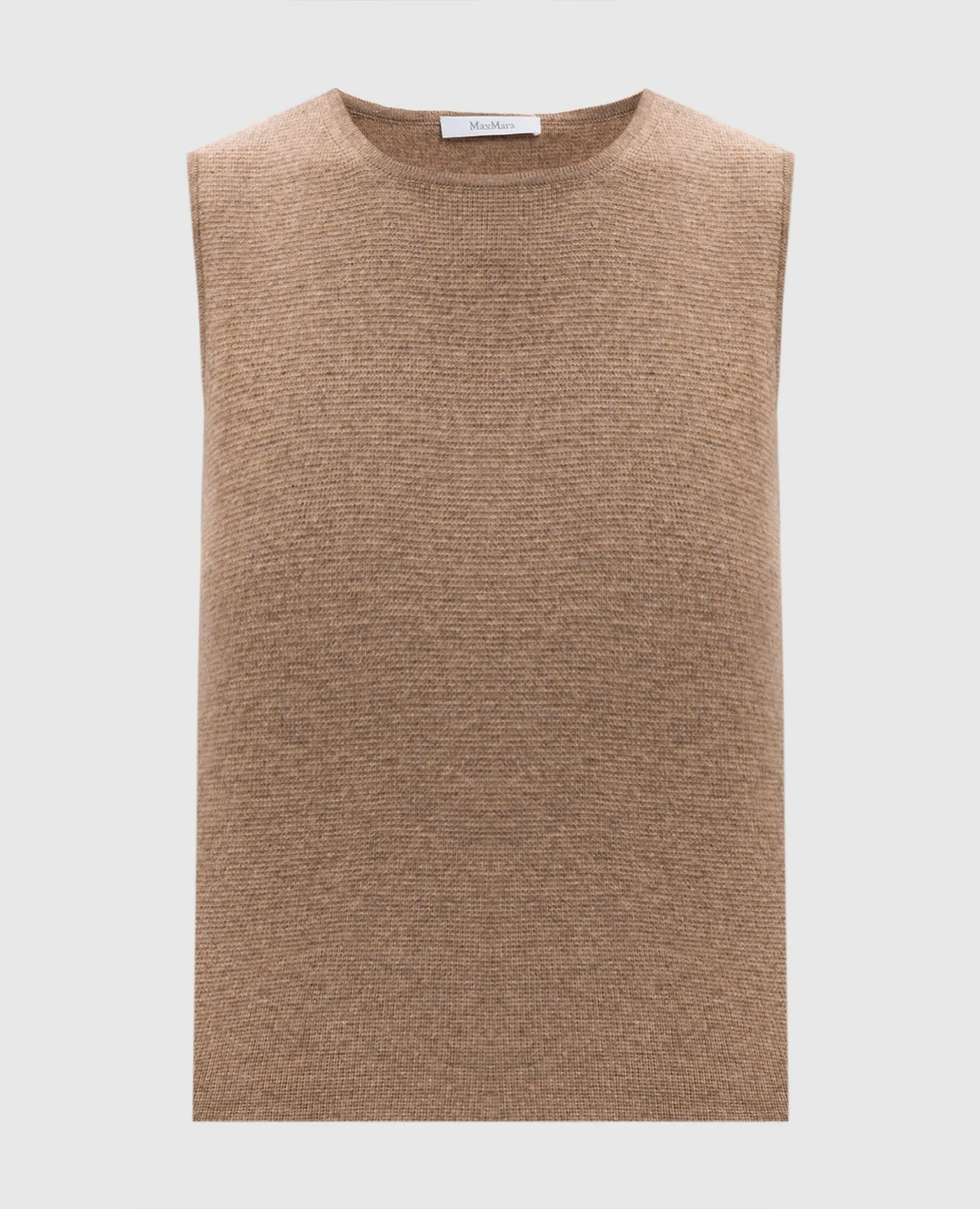 Max Mara Beige wool and cashmere top