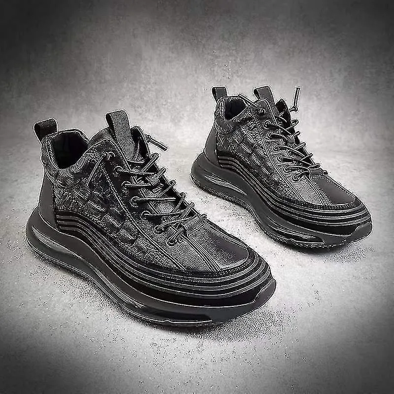 MEN VULCANIZED SHOES FASHION LUXURY CROCODILE PRINT CASUAL SNEAKERS 2023 COMFORT SPORTS PLATFORM MALE FOOTWEAR YS