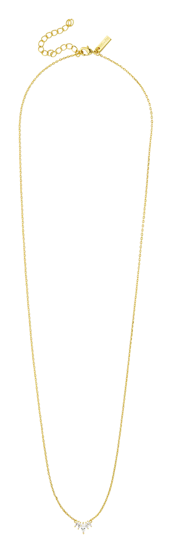 MYA BAY KYOTO  COLLAR DE LATóN DORADO CON PIEDRAS FINAS ENGARZADAS EN DORADO