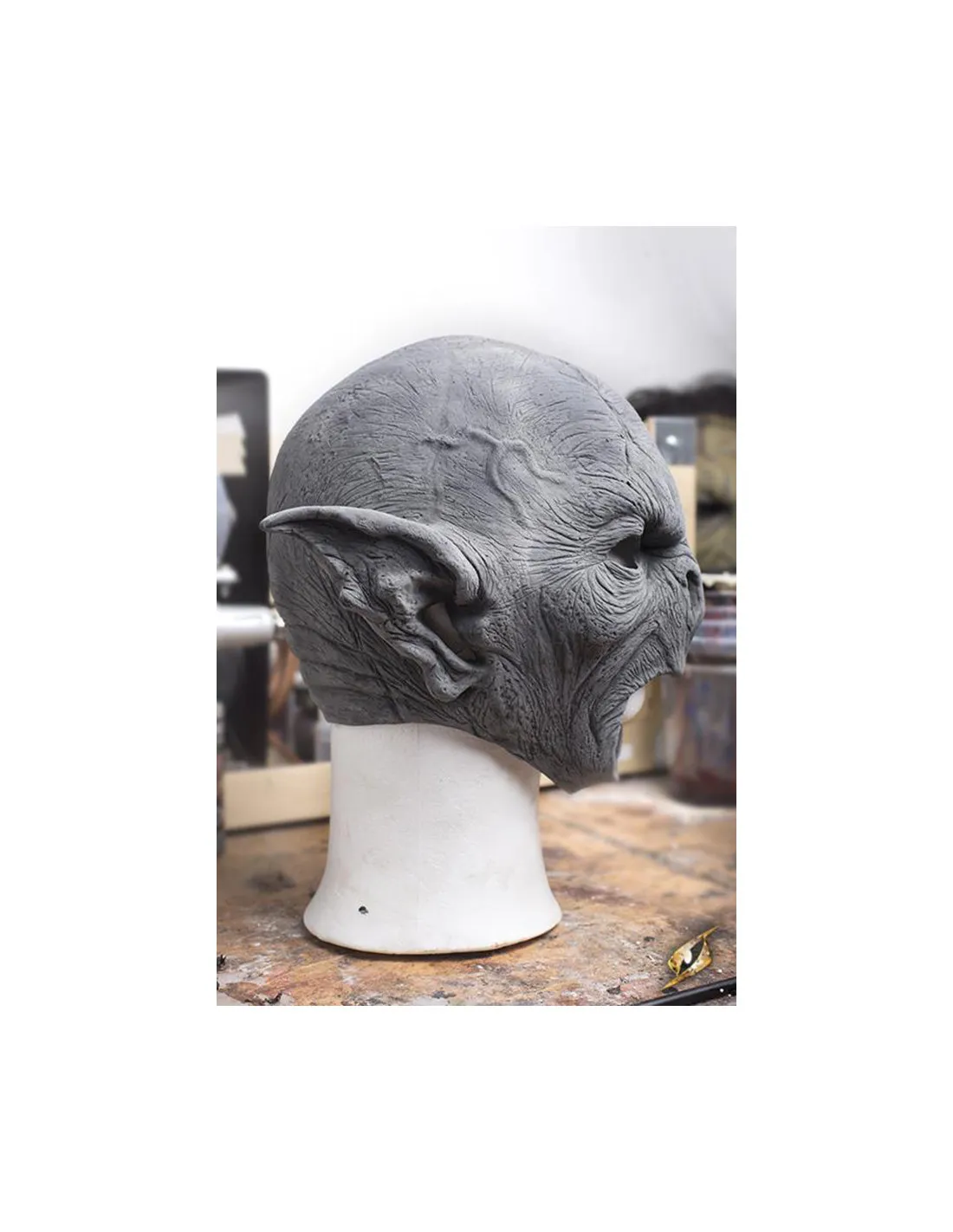Máscara de fantasía Orco Feral, sin pintar
