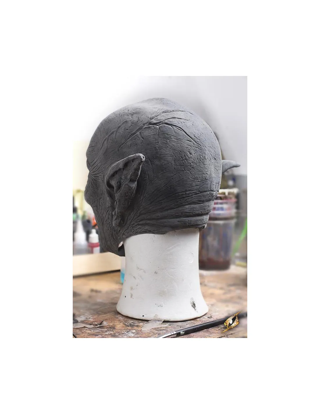 Máscara de fantasía Orco Feral, sin pintar