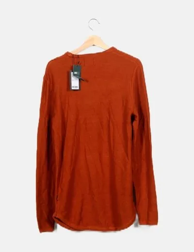 ONLY & SONS Jersey punto ocre