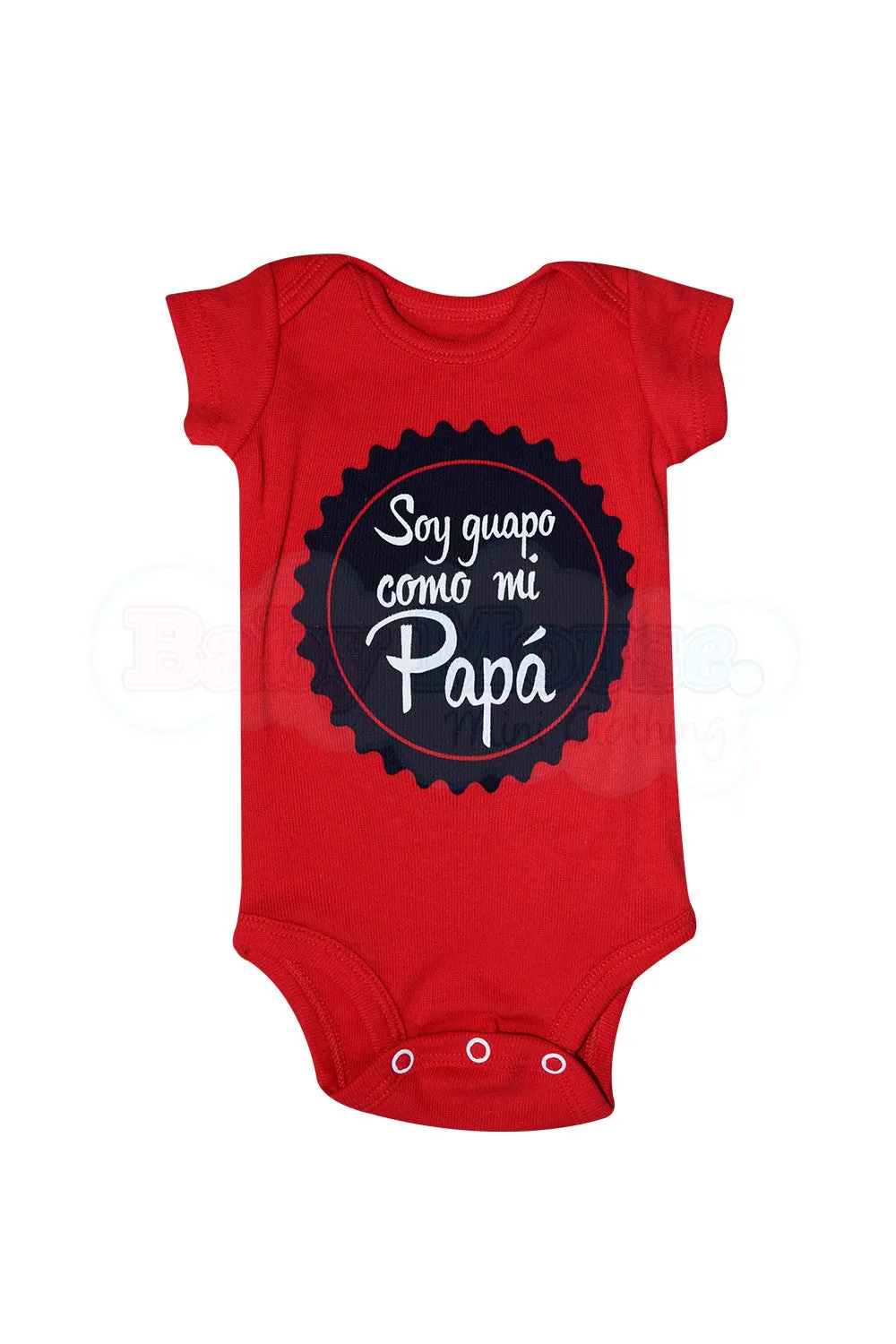 Paalero manga corta. Soy guapo como mi papá.