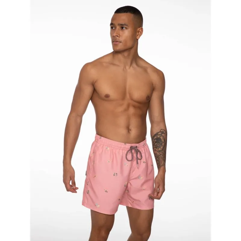 Pantalones cortos de natación Protest Sonic para hombre (rosa plateado)