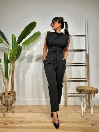 Pantalón Carrot NICONNE Negro