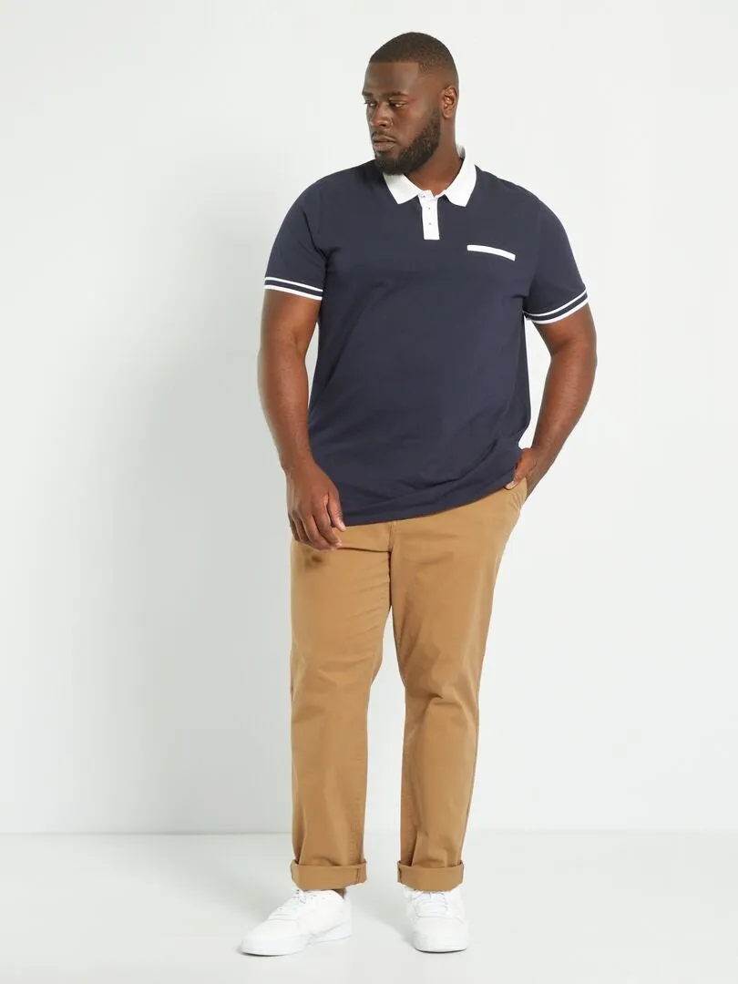 PANTALóN CHINO SLIM L34  MARRóN