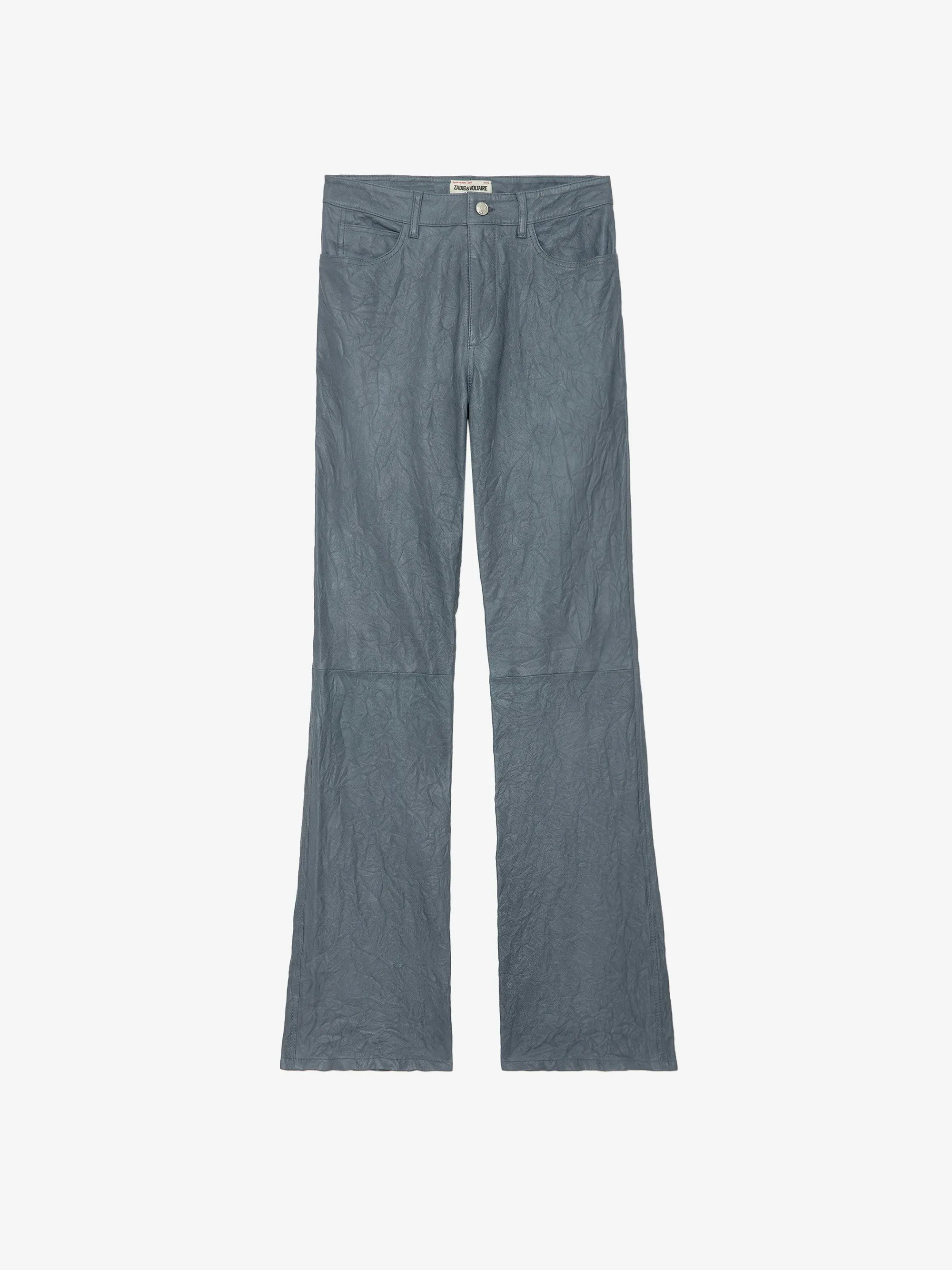 Pantalón de Piel Arrugada Pistol