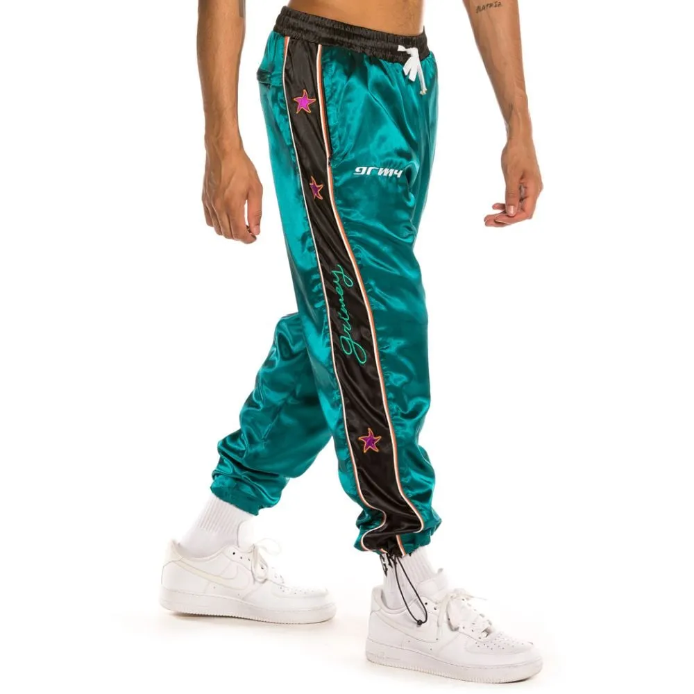 Pantalón Grimey Acknowledge Satin Track Pants SS20 Green