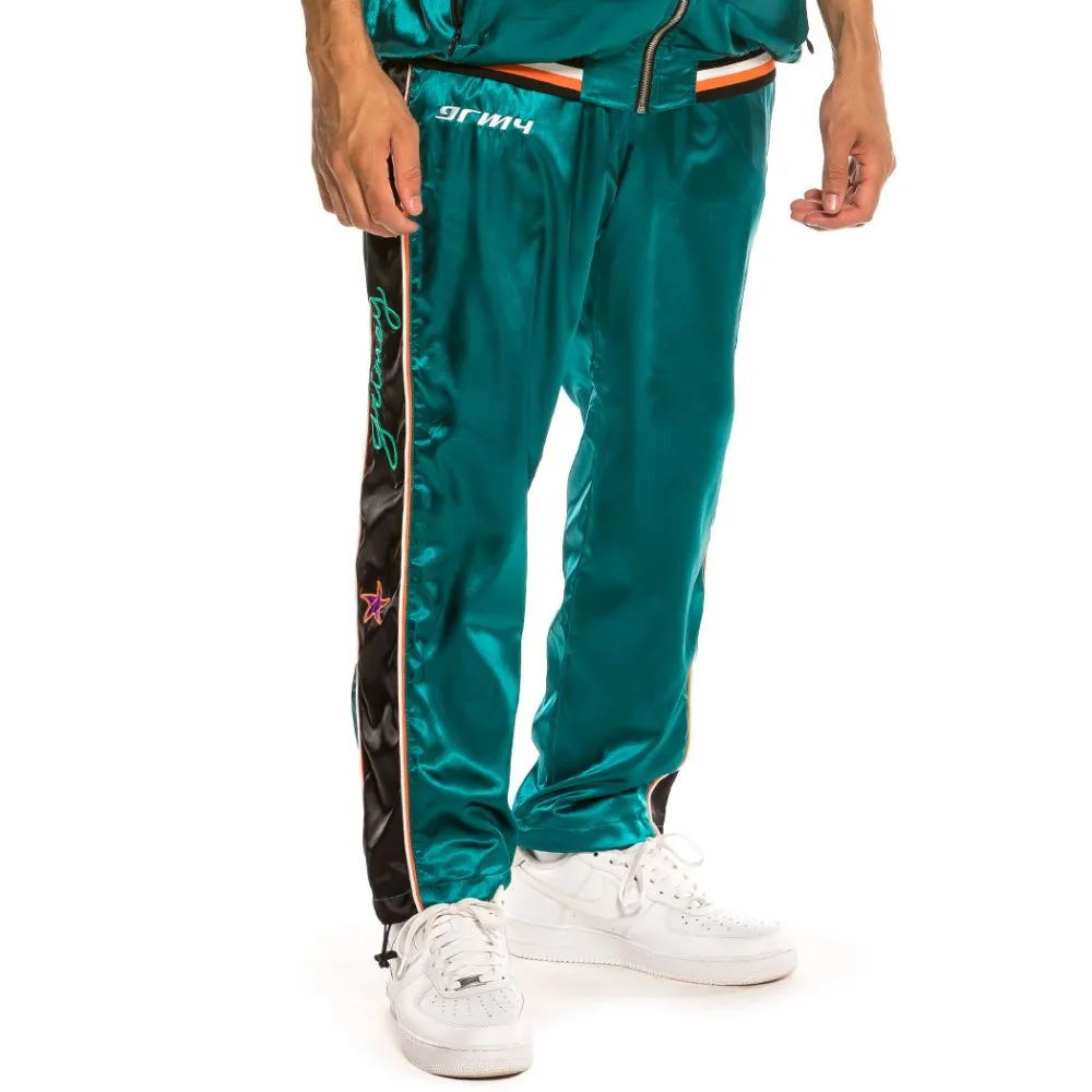 Pantalón Grimey Acknowledge Satin Track Pants SS20 Green