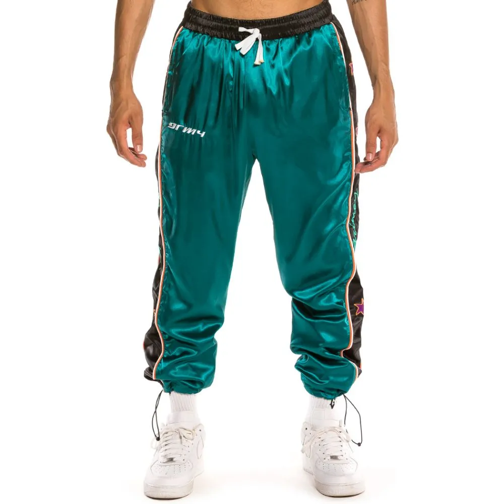 Pantalón Grimey Acknowledge Satin Track Pants SS20 Green