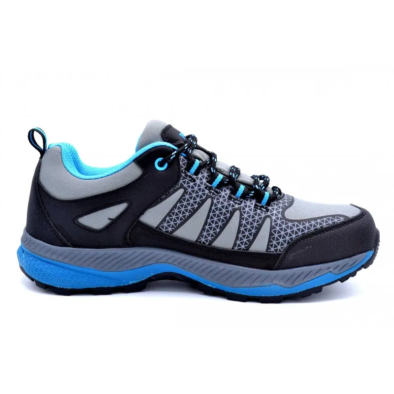 Paredes Setenil azul | Zapatilla deportiva trekking y senderismo | Tejido Softshell