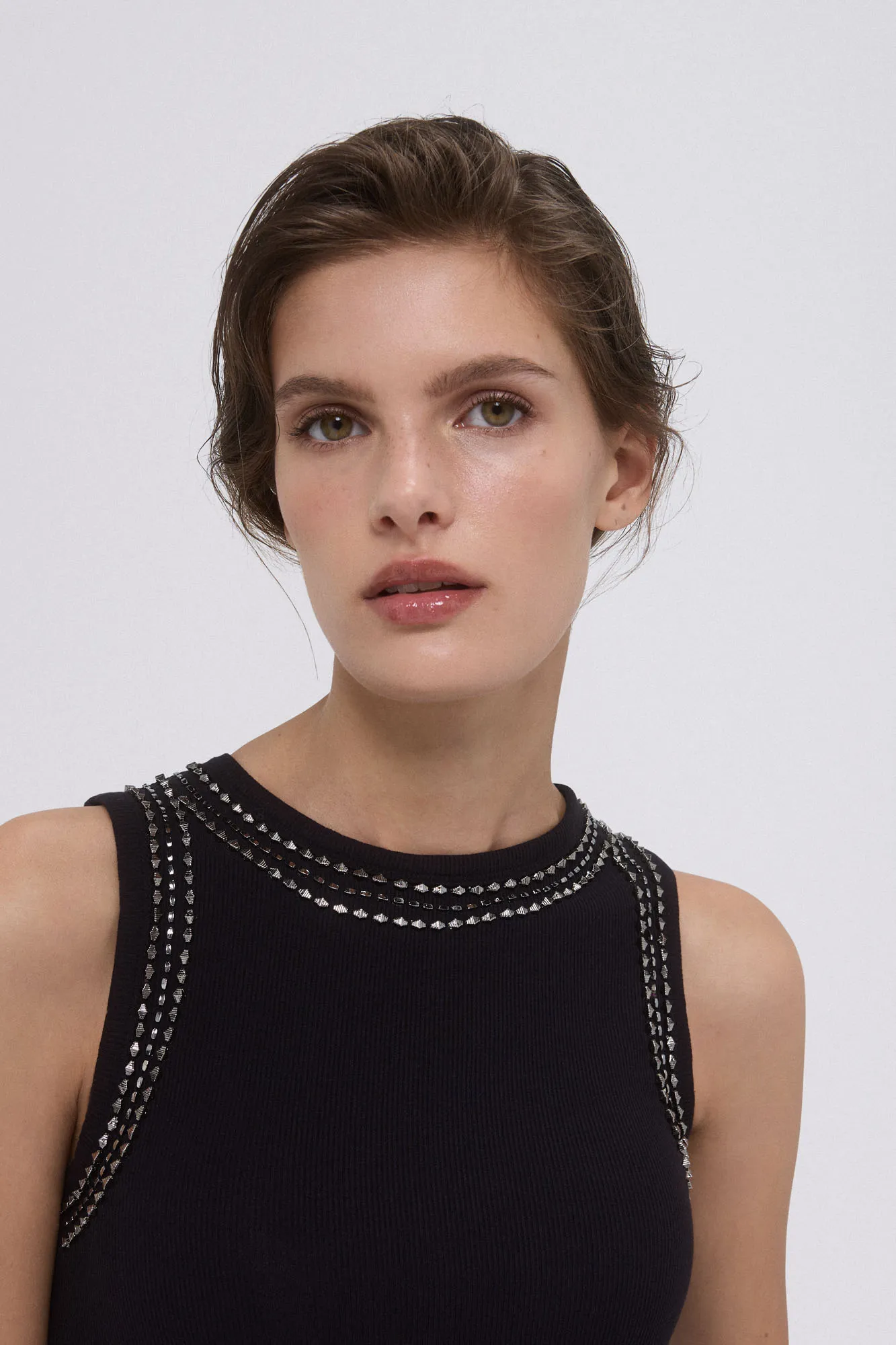 Pedro del Hierro Camiseta tirantes piedras